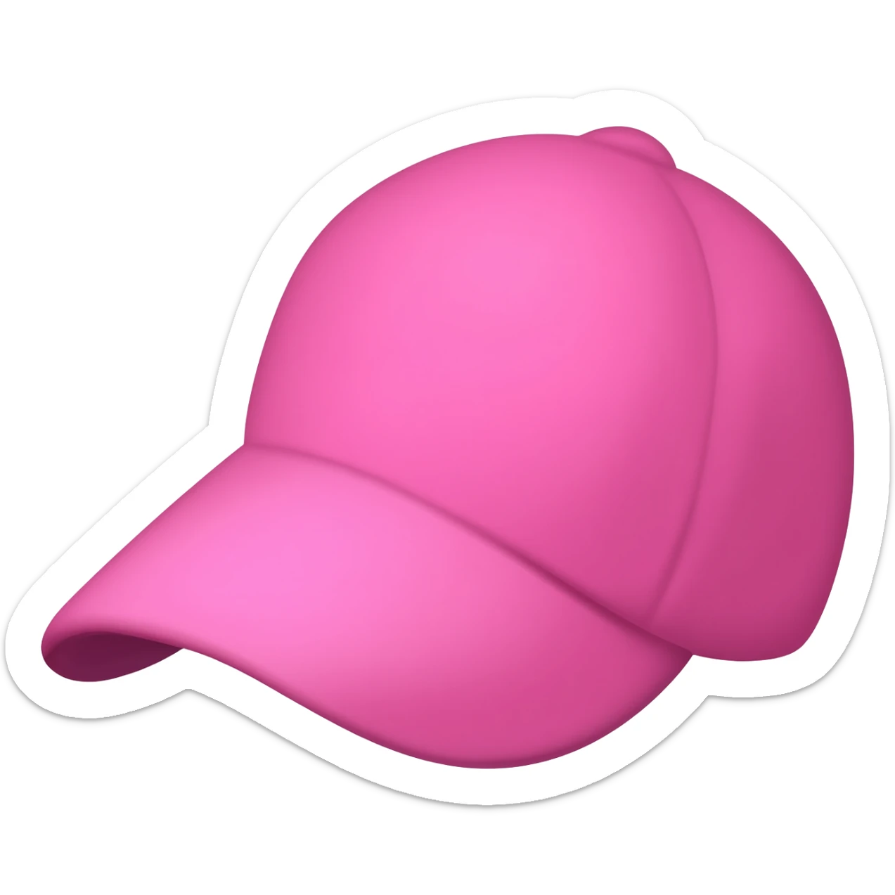 pink hat sticker