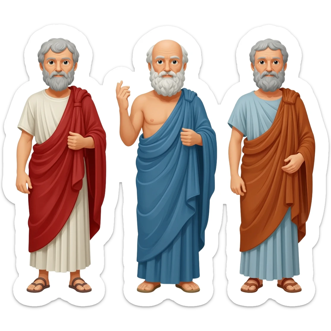 plato socrates Aristotle sticker