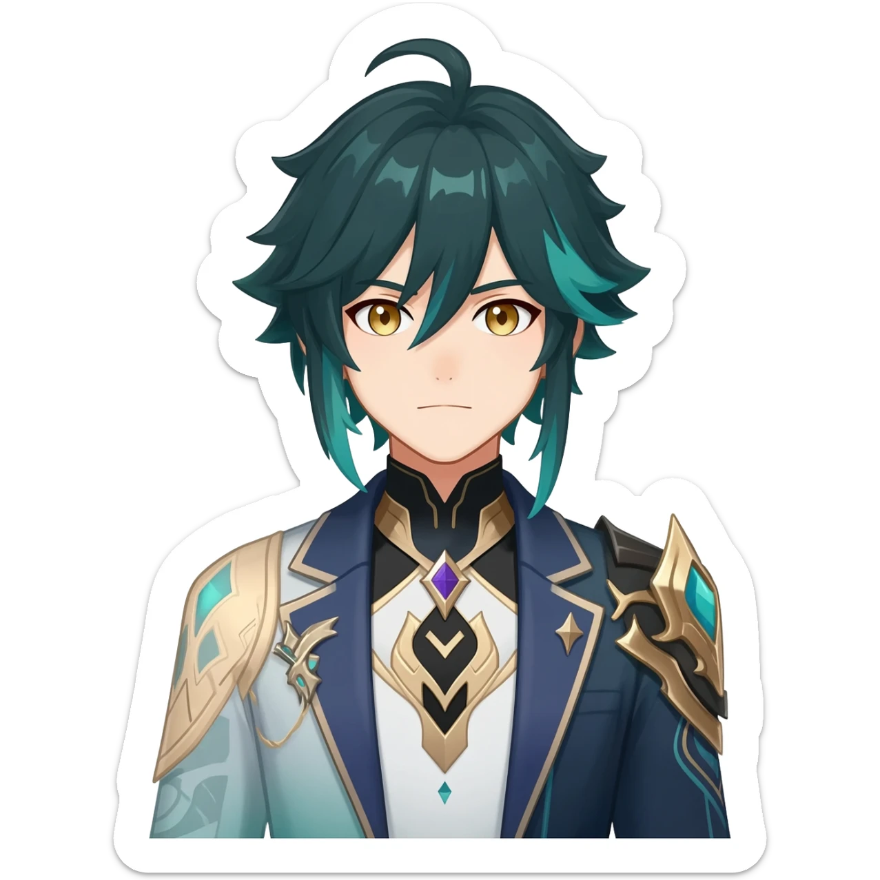 Zhongli aka Morax from Genshin Impact sticker