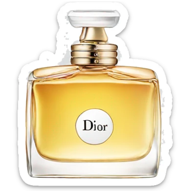 Dior perfume sticker