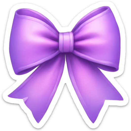 Aesthetic bow sticker