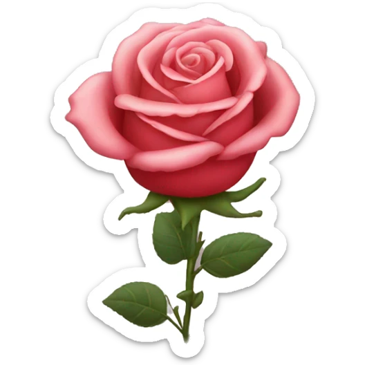 Rose sticker