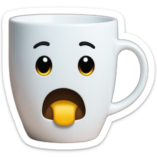 A White mug with the inscription "Yo no me he vacunado, pero me he tomado un pacharán!" sticker