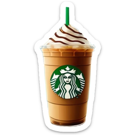 Starbucks iced coffee with Dubai chivalry bar with green filling and burn Khalifa  sticker