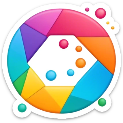 logo para niños que se llame mil colores y que sea muy creativo y disruptivo. sticker