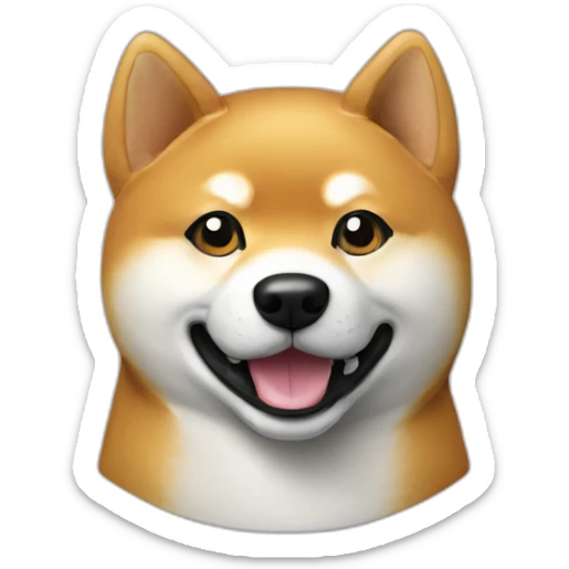 shiba inu coin sticker