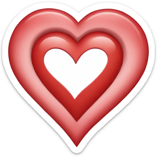Heart sticker