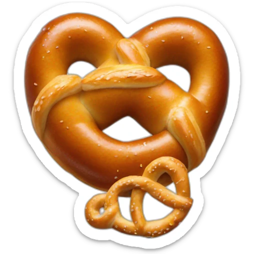 pretzel sticker