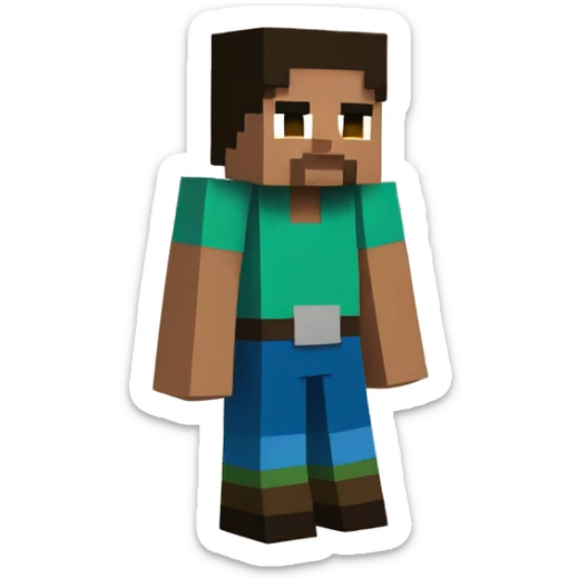 sigmasteve minecraft sticker