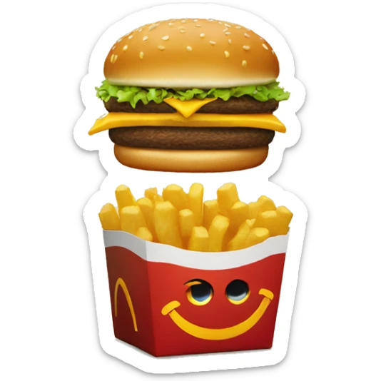 mcdonalds sticker