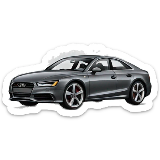 audi' sticker