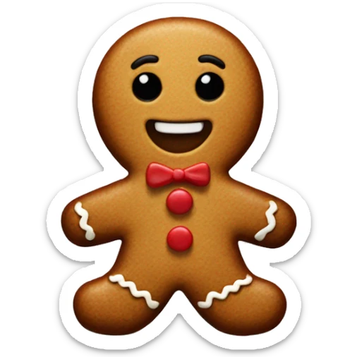 Gingerbread man  sticker