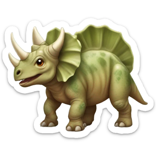 triceratops  sticker