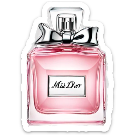 Miss dior perfume sticker