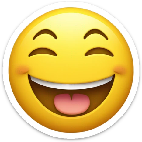 Smiling emoji  sticker
