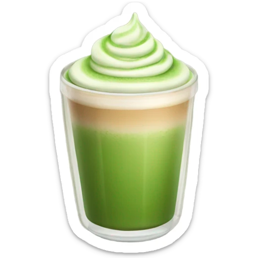 Matcha latte  sticker