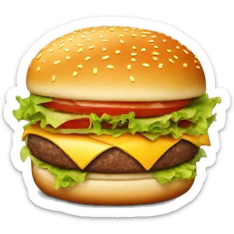 Burger  sticker