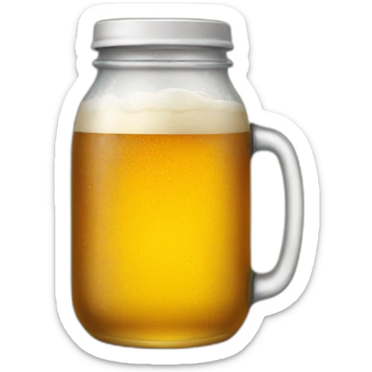 beer jar sticker