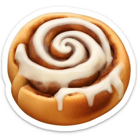 Cinnamon roll sticker