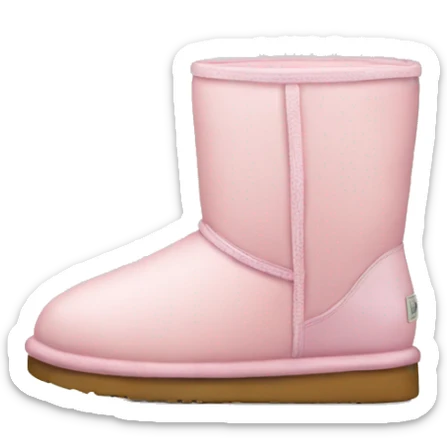 light pink uggs sticker