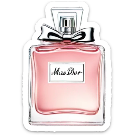 Miss dior perfume sticker