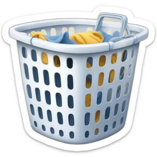 laundry basket sticker