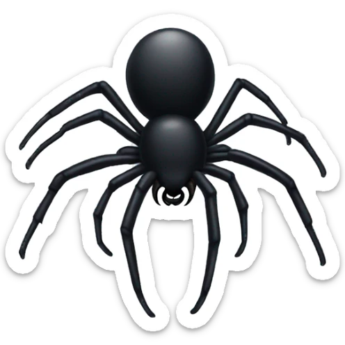 Black Spider  sticker