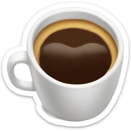 Coffee sticker