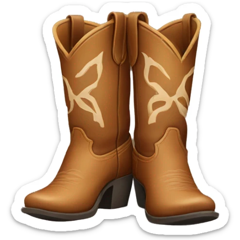 cowgirl boots sticker