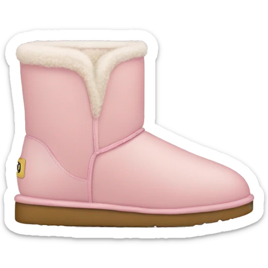 light pink uggs sticker