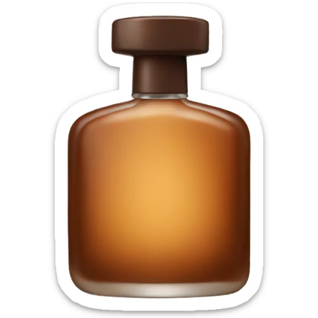 brown perfume  sticker