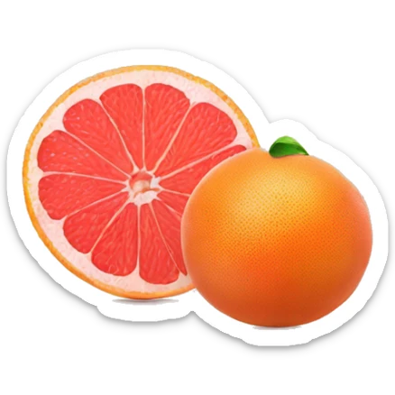 grapefruit sticker