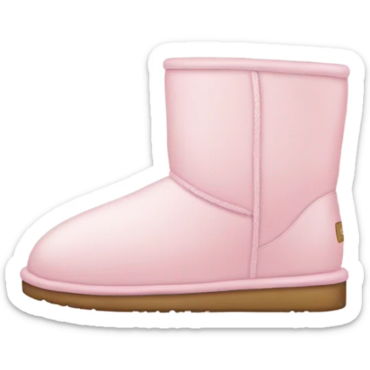 light pink uggs sticker
