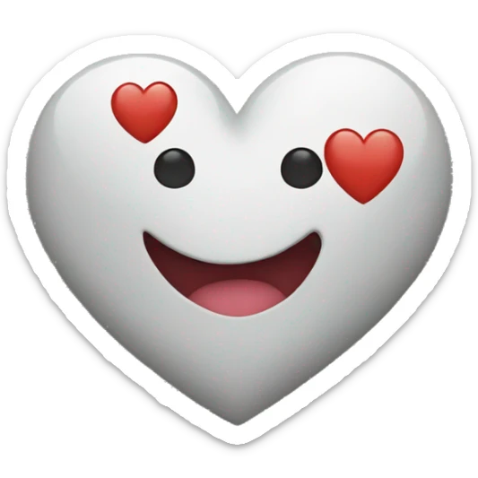 Heart sticker