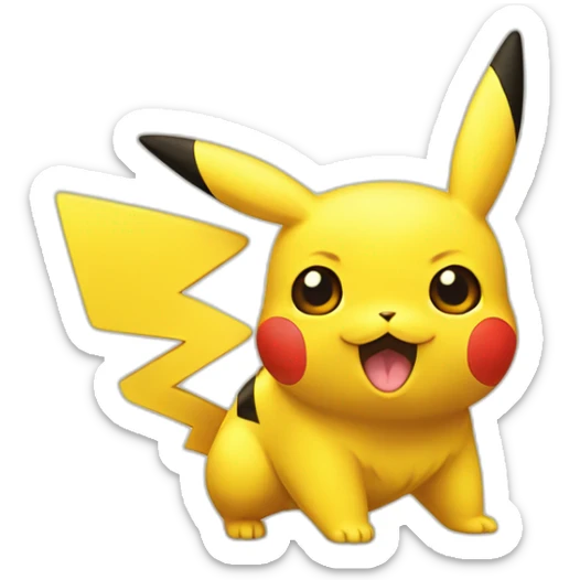 Pikachu ios sticker