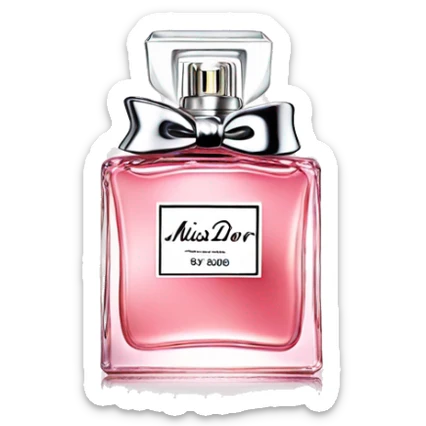 Miss dior perfume sticker