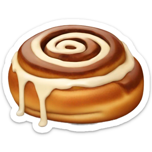 Cinnamon bun sticker