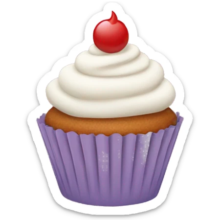 Cupcake sticker