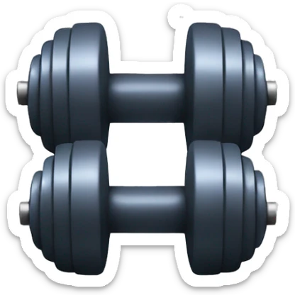 dumbbell sticker