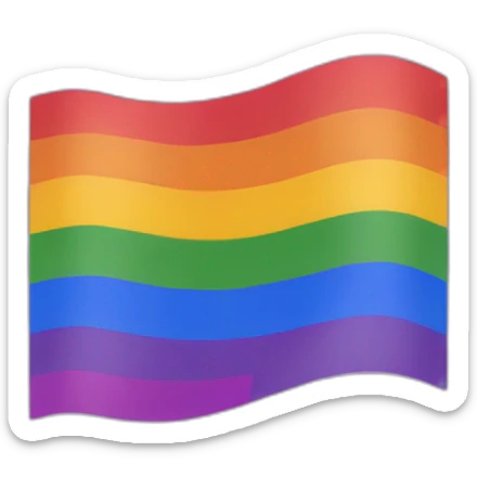 pride flag sticker