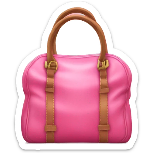 Pink bag sticker