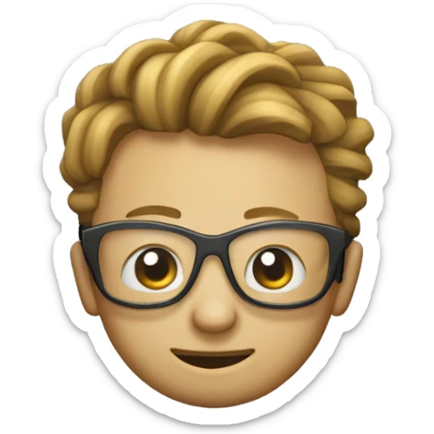 haz un emoji sobre el simbolo de la universidad ricado palma, peru sticker