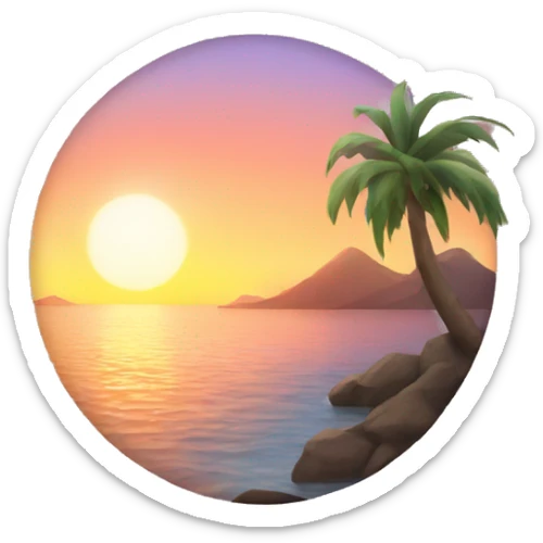 sunrise sticker