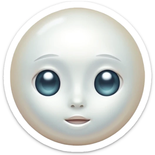 Pearl emoji sticker