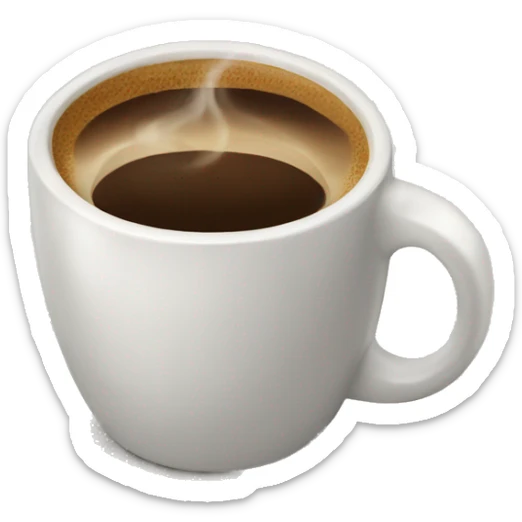 Coffee sticker