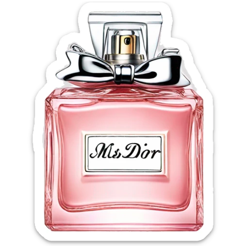 Miss dior perfume sticker