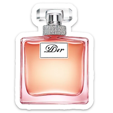 Miss dior perfume sticker