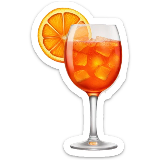 Aperol spritz sticker