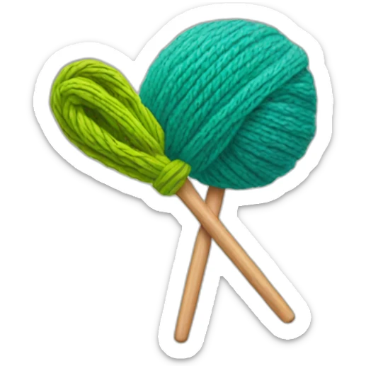 knit pick sticker