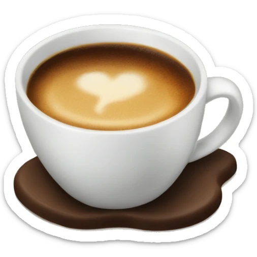 Cup of coffee sticker